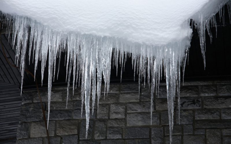How To Deal With Icicles Hanging Off Of Your Eaves